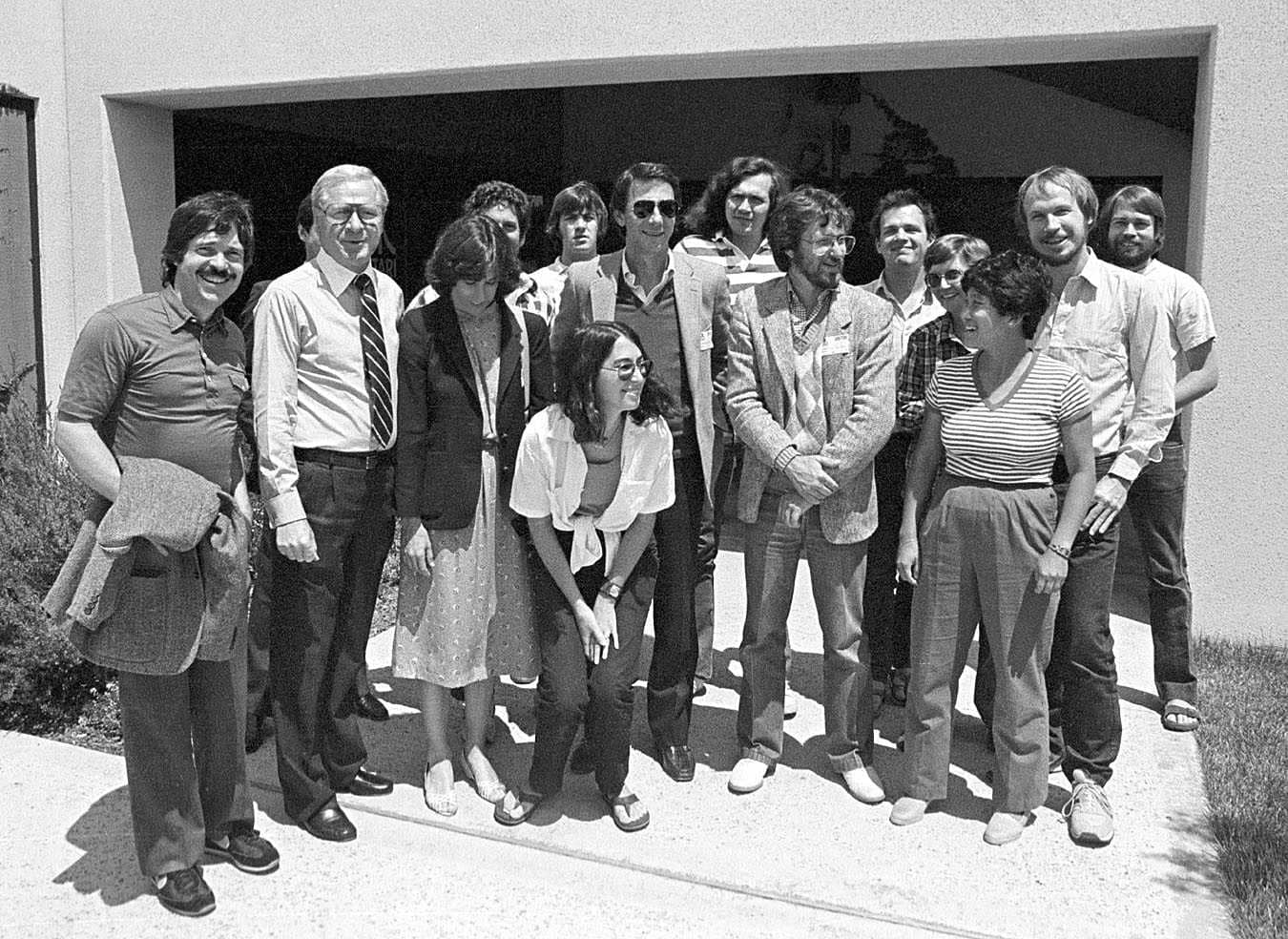Group pic with Spielberg